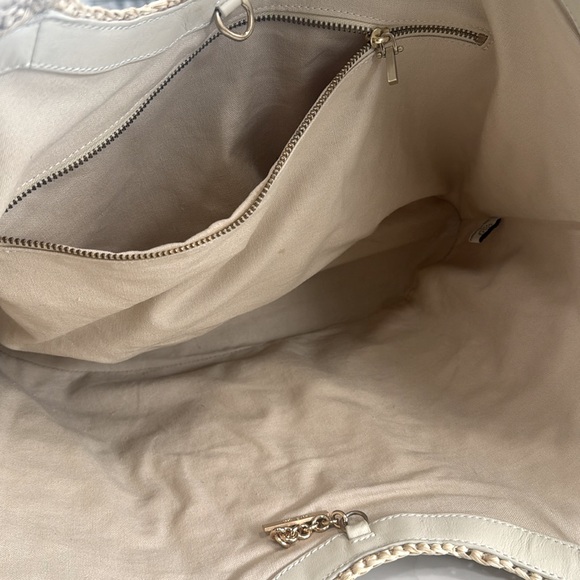 Cult Gaia Naima Tote Bag in Tan - textured bobble design with Chain Handle-NWOT - Picture 12 of 17